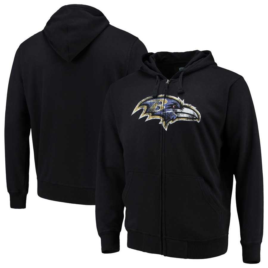 Men's Baltimore Ravens G III Sports by Carl Banks Primary Logo Full Zip Hoodie Black,We sell and wholesale Men's Baltimore Ravens G III Sports by Carl Banks Primary Logo Full Zip Hoodie Black on line form chian!